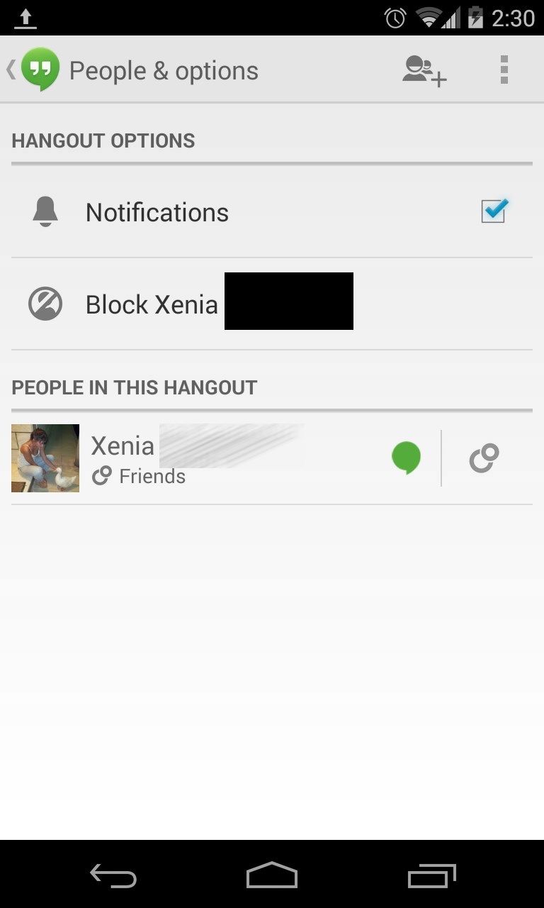 Hangouts App 2.1.223 Update