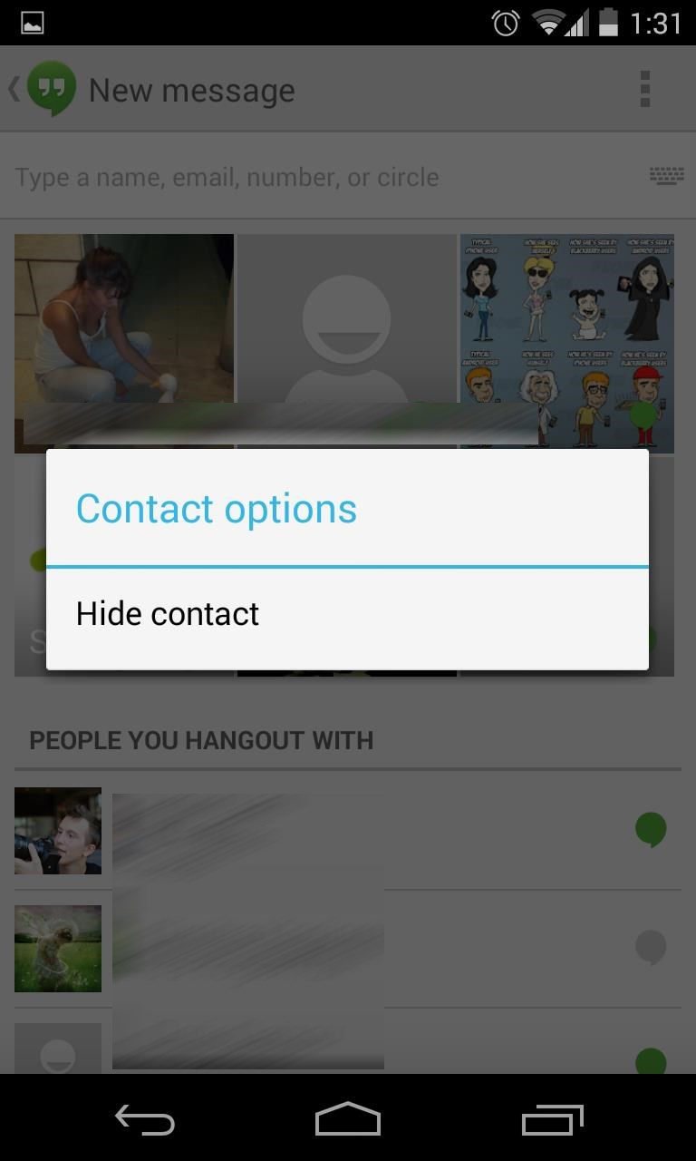 Hangouts App 2.1.223 Update