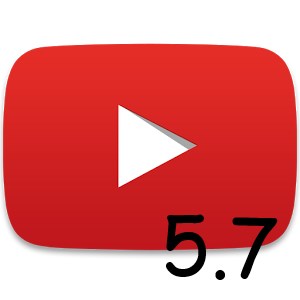YouTube 5.7 Update