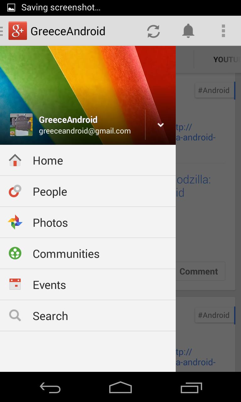 G+ for Android Updated posting