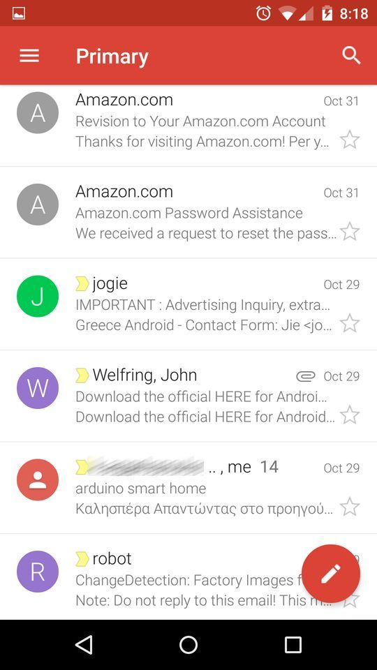 Gmail Android app Material Design apk
