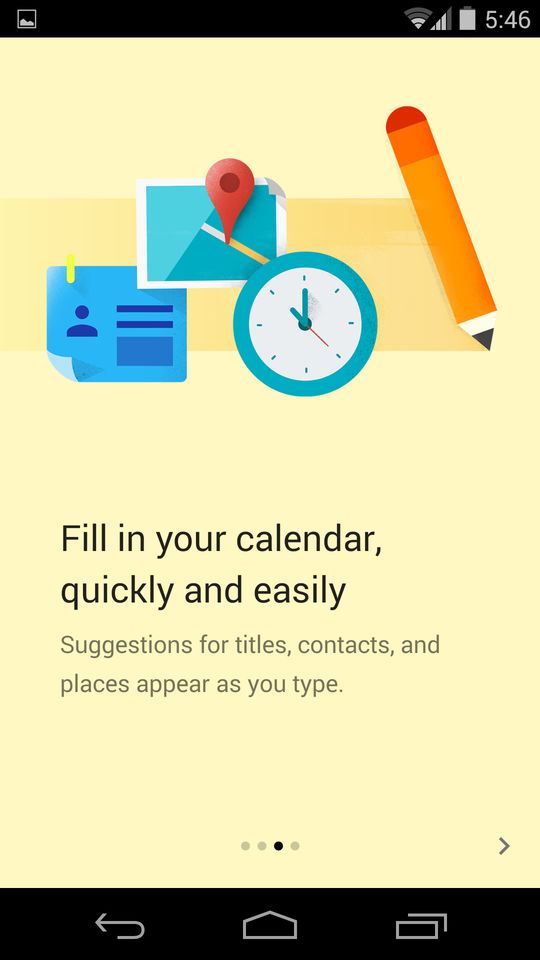 Google Calendar 5.0 Material Design