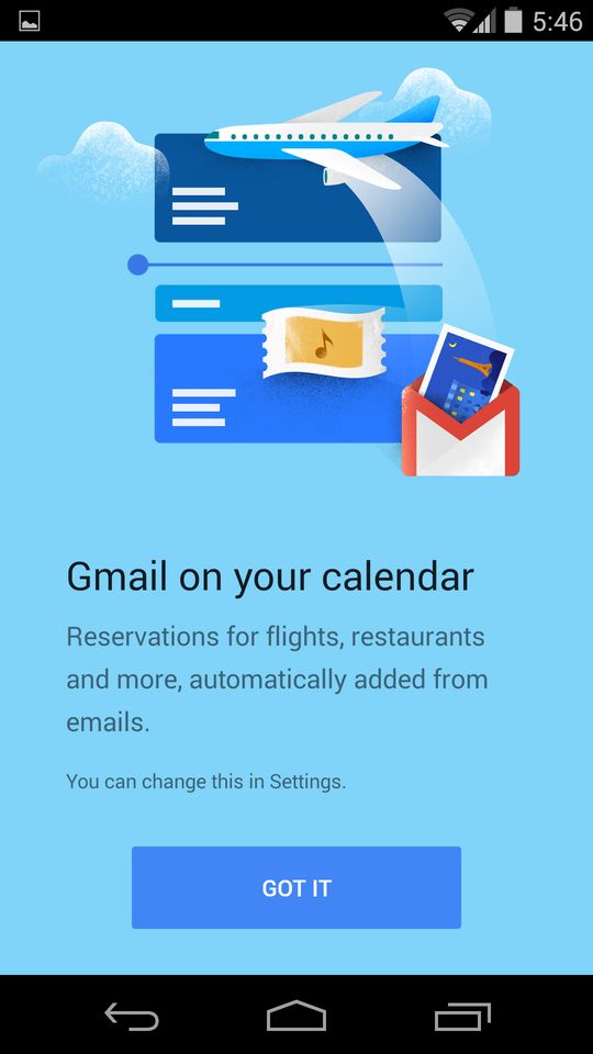 Google Calendar 5.0 Material Design