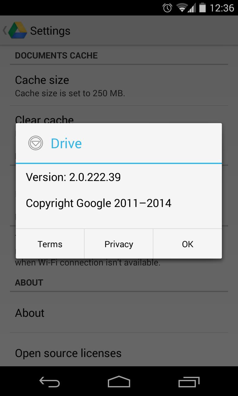 Google Drive Update