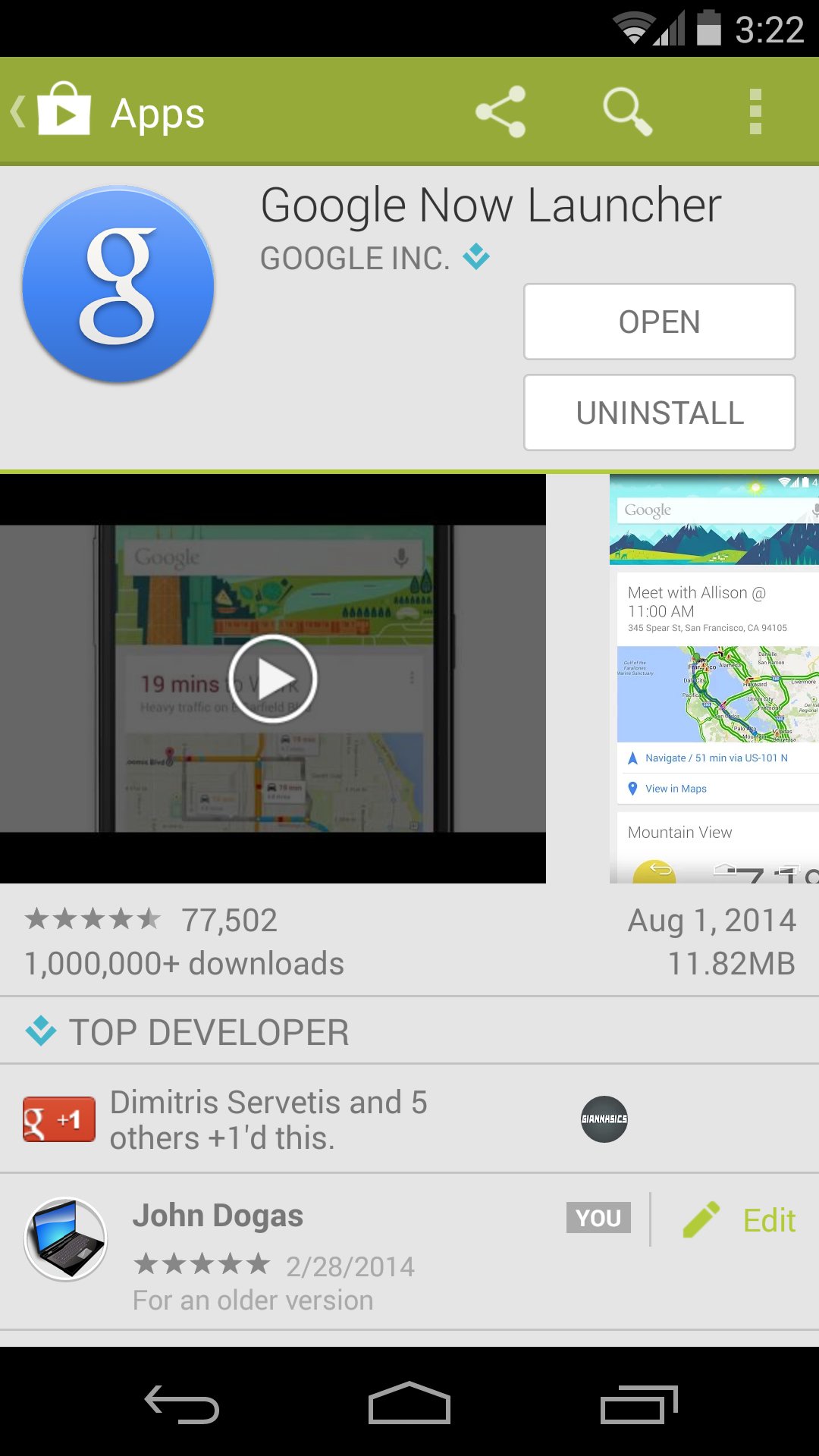 Google Now Launcher