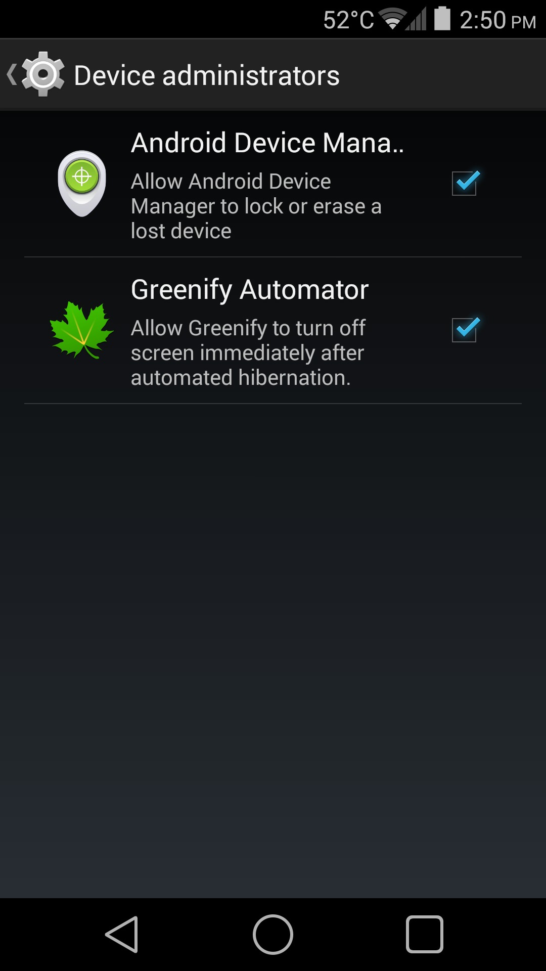 Android Greenify