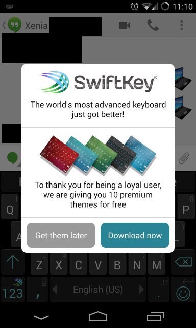 SwiftKey Android Greek Keyboard