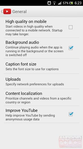 YouTube Android App