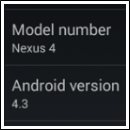 android 4.3 jelly bean nexus 4