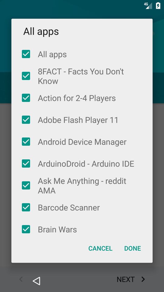Android 5.0 Lollipop Cloud Data Backup