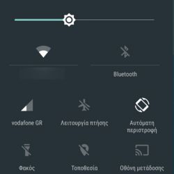 Android 5.0 Lollipop Quick Toggles