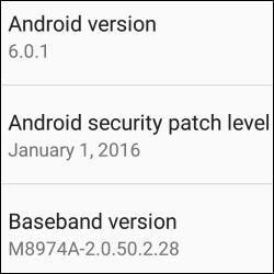 Android 6.0 Marshmallow January Update