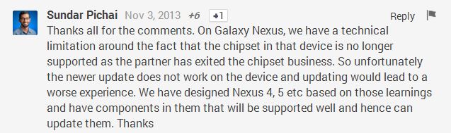 Android L Nexus Updates