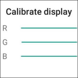 Android N Feature Calibrate Screen