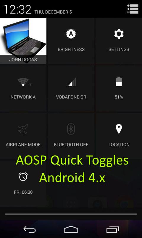 quick toggles android 4.4