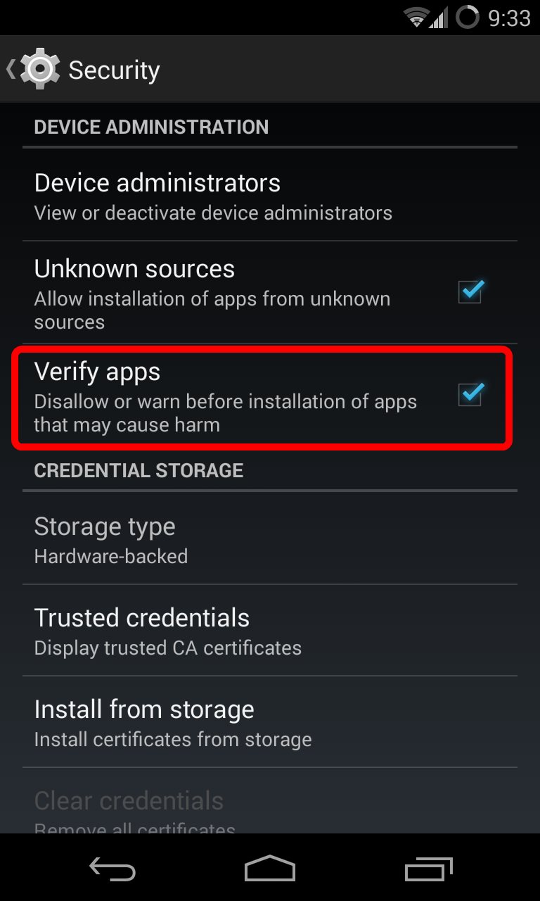 Android Malware Verify Apps