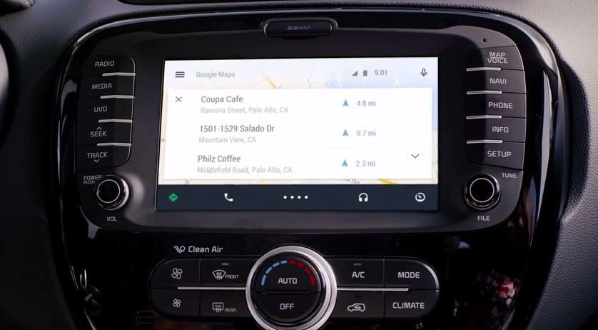 Google I/O Android Auto