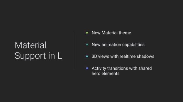 Google I/O Android Material Support