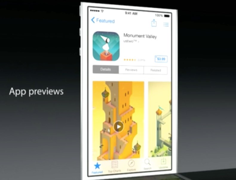 iOS 8 AppStore