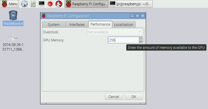 Raspberry Pi 3 GPU Memory