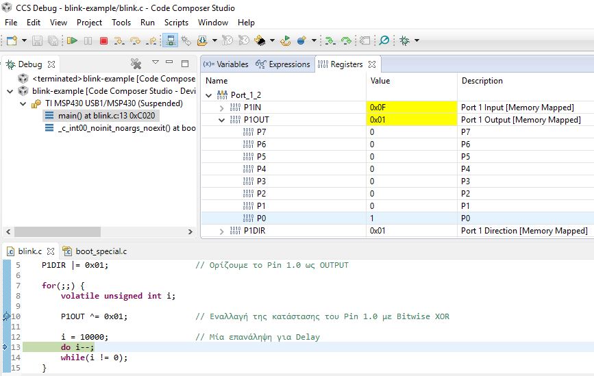 MSP430 Registers