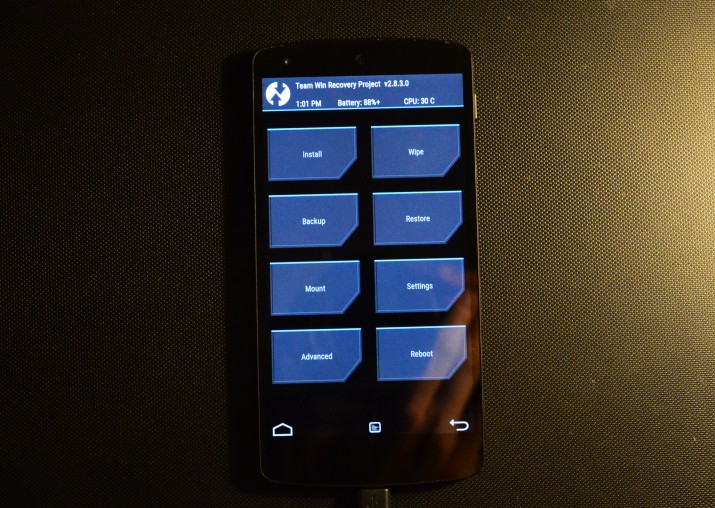 TWRP Recovery Fastboot