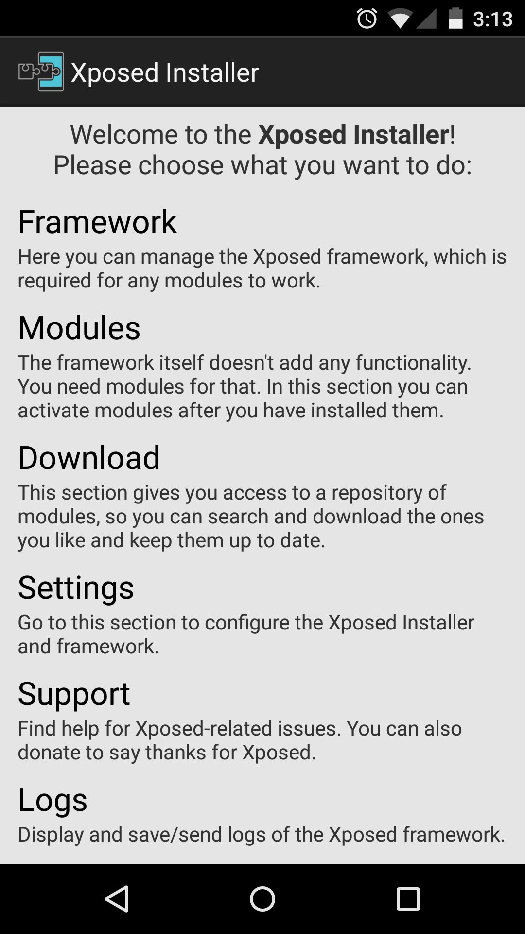 Xposed Framework for Android 5.0 Lollipop