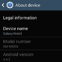Android 4.4 KitKat Galaxy Note 3