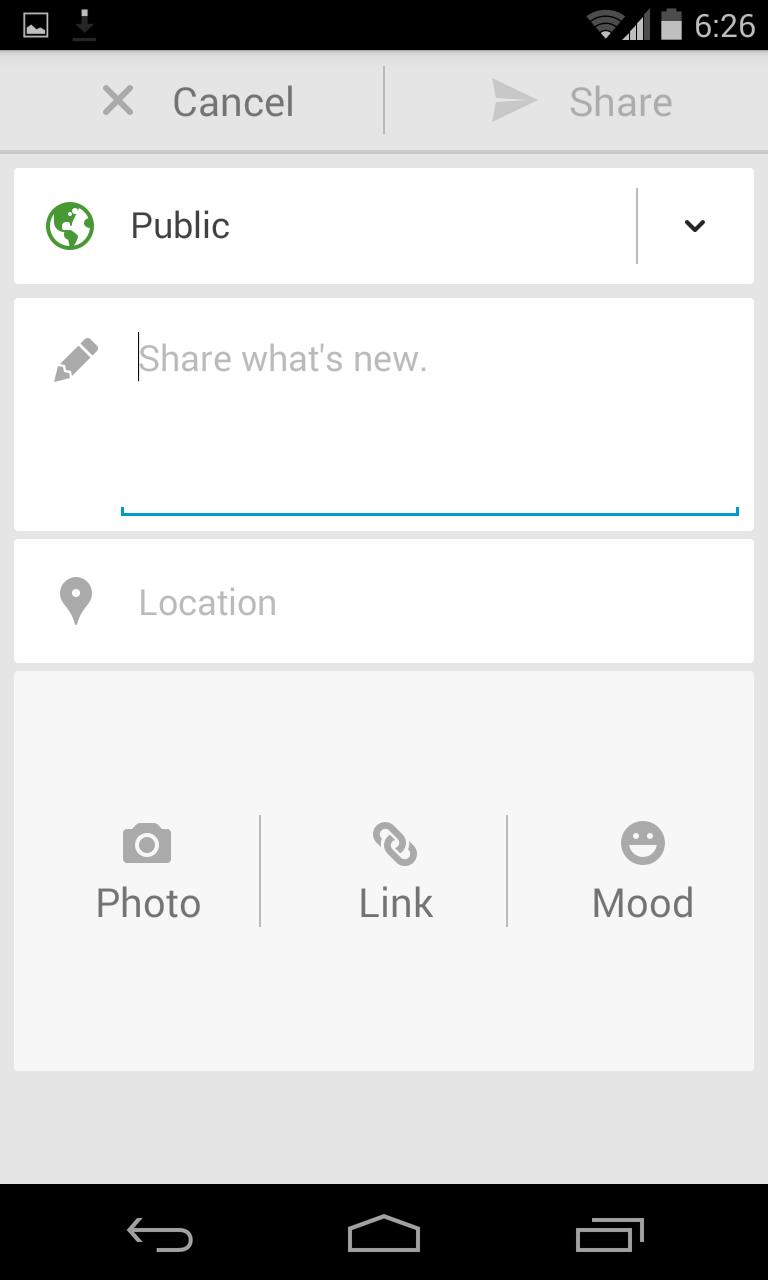 G+ for Android Updated apk