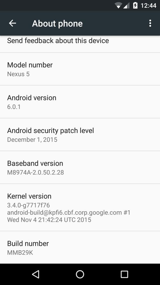 Android 6.0.1 Marshmallow