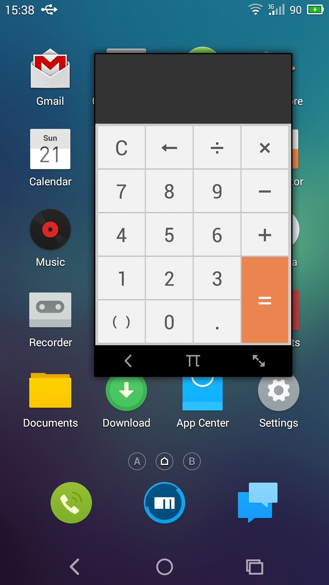 Flyme OS on Nexus 5 calc