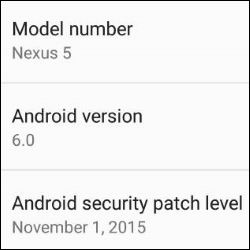 Android Updates November