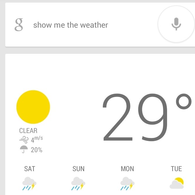 Google Now Greek Language