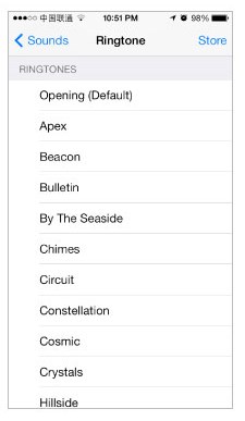 iPhone ringtones