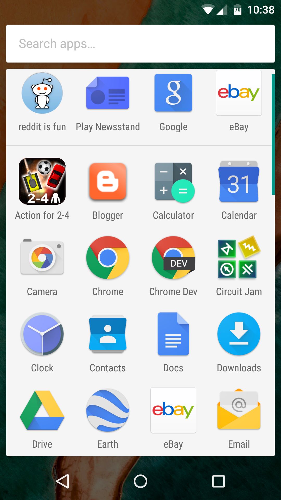 Android M launcher