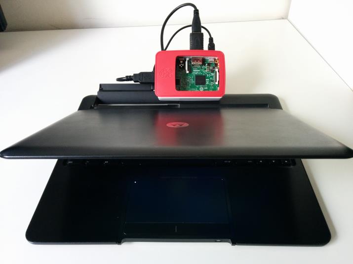 Raspberry Pi 3 Powered Laptop