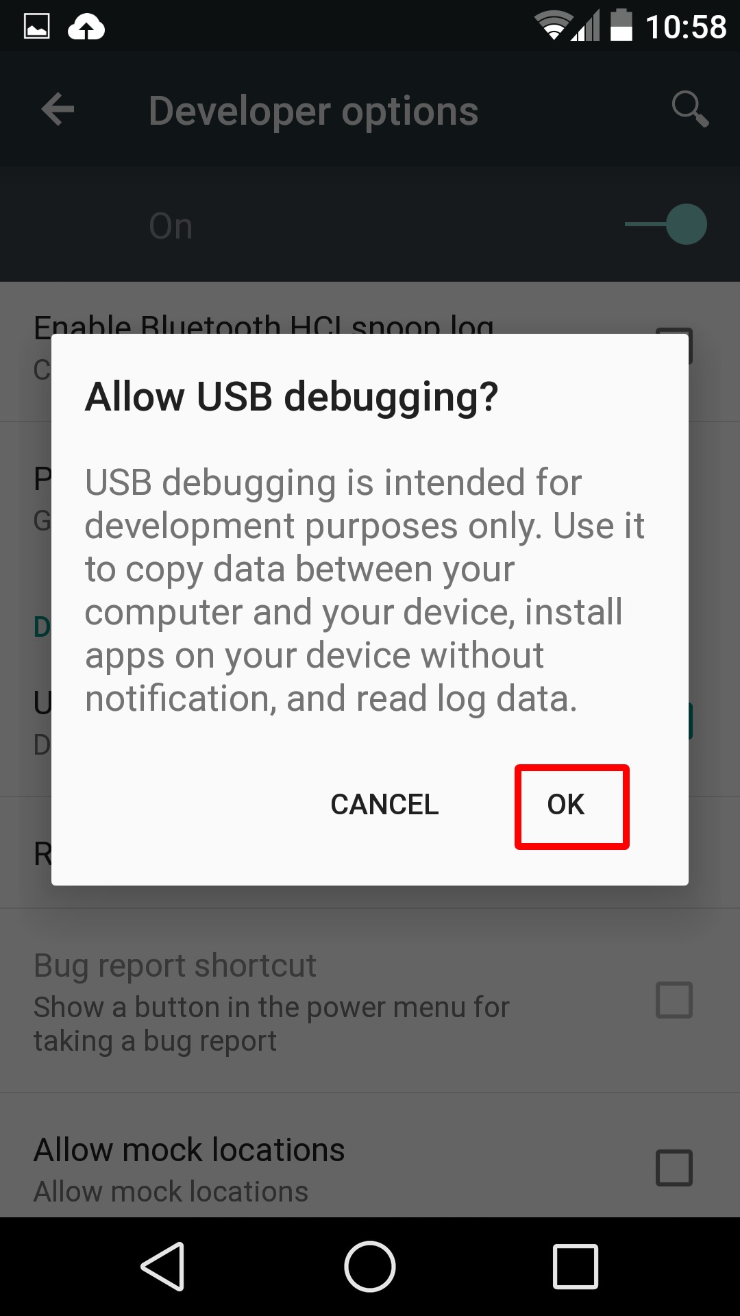 Android Enable Usb Debugging