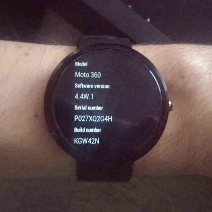 Android Wear Update