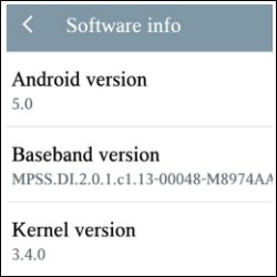 LG G3 Android Lollipop Update