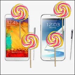 Samsung Galaxy Lollipop Updates